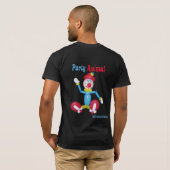 Ballon-Clown - Party-Tier T-Shirt (Schwarz voll)