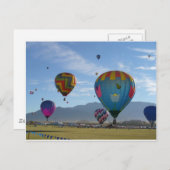 Ballon-Cluster Postkarte (Vorne/Hinten)