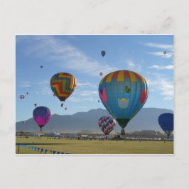 Ballon-Cluster Postkarte