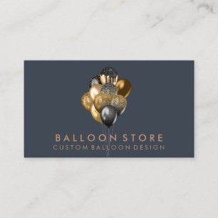 Ballon-Dekor Boho rustikal Visitenkarte