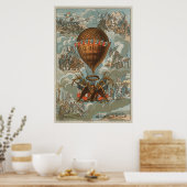 Ballon der Krönung Napoleons Poster (Küche)