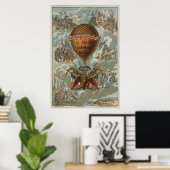 Ballon der Krönung Napoleons Poster (Heimbüro)