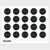 Ballon Dog Crossing Stickers (Blatt)