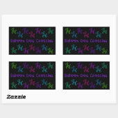 Ballon Dog Crossing Stickers (Blatt)