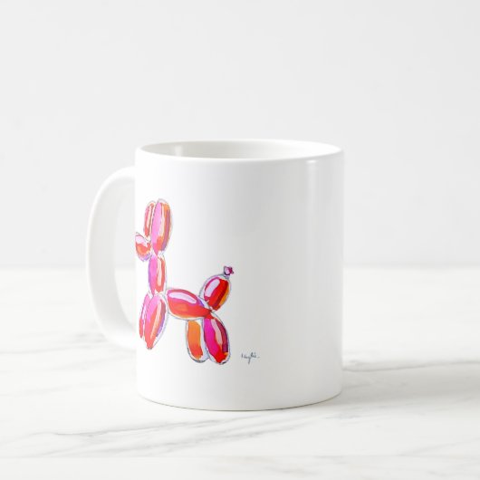 Ballon Dog Kaffeetasse (Vorderseite Links)