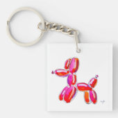 Ballon Dog Schlüsselanhänger (Vorderseite)