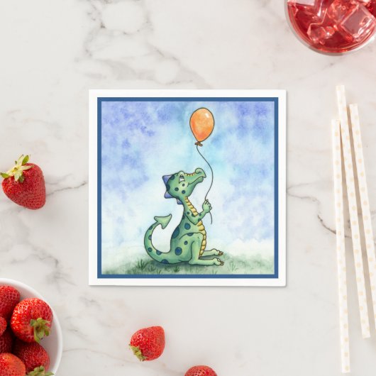 Ballon Dragon Papier Servietten (Beispiel)
