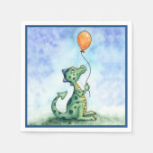 Ballon Dragon Papier Servietten (Vorderseite)