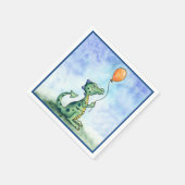 Ballon Dragon Papier Servietten (Ecke)