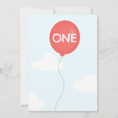 Ballon Einladung zum Geburtstag, Ballon Einladung (Rückseite)