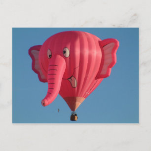 Ballon-Elefant Postkarte