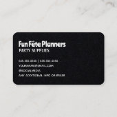 🎈 🌈 Ballon Event Decor Visitenkarte (Rückseite)