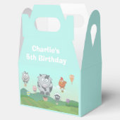 Ballon Farm Animals Custom Kindergeburtstag Geschenkschachtel (Geöffnet)