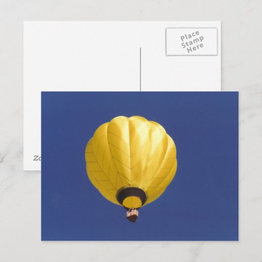 Ballon Festival Postkarte (Vorne/Hinten)