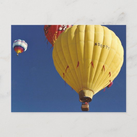 Ballon Festival Postkarte (Vorderseite)