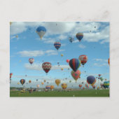 Ballon-Fiesta Albuquerque Postkarte (Vorderseite)