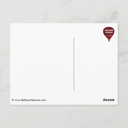 Ballon-Fiesta-Albuquerquespecial-Formen Postkarte (Rückseite)