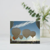 Ballon Fiesta Gas Ballooning Postkarte (Stehend Vorderseite)