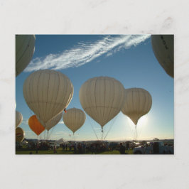Ballon Fiesta Gas Ballooning Postkarte