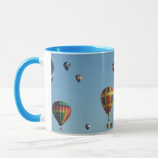 Ballon-Fiesta-Wecker-Tasse Tasse (Links)