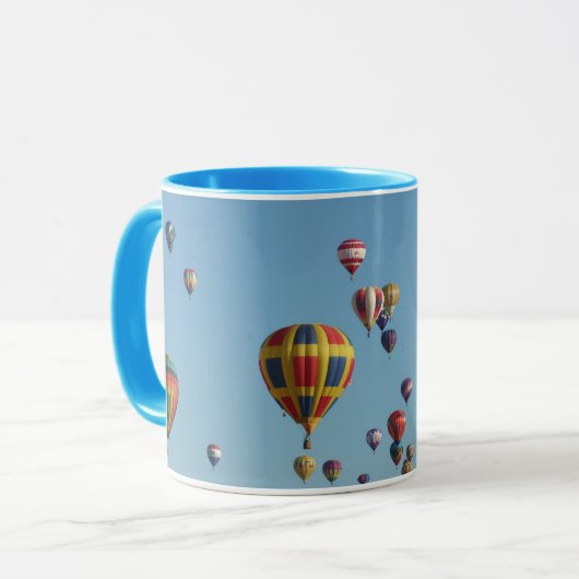 Ballon-Fiesta-Wecker-Tasse Tasse (Vorderseite Links)