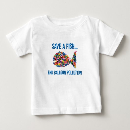 BALLON-FISCH-T - SHIRT FÜR BABY ODER KLEINKIND (Vorderseite)