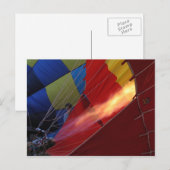 Ballon Flame - Hot Air Ballon Festival Postkarte (Vorne/Hinten)