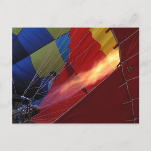 Ballon Flame - Hot Air Ballon Festival Postkarte (Vorderseite)