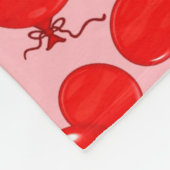 Ballon-Fleece-Decke Fleecedecke (Ecke)