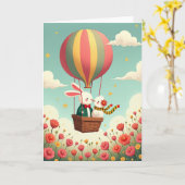 Ballon-Freunde-Abenteuerkarte Karte (Gelbe Blume)