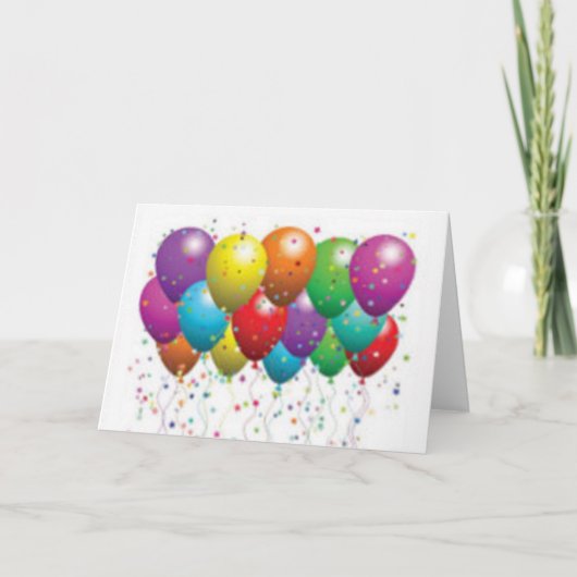 ballon_Geburstag_card_custom-r11e61ed9b9074290b Karte (Vorderseite)