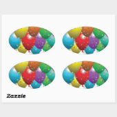 ballon_Geburstag_card_custom-r11e61ed9b9074290b Ovaler Aufkleber (Blatt)