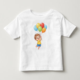 Ballon Geburtstags Kleinkind T-Shirt – Glückliches