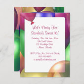 Ballon-Glanz 4,25 x 5,5 Zoll-Einladung Einladung (Vorne/Hinten)