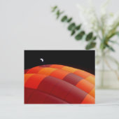 Ballon Glow 1 Postkarte (Stehend Vorderseite)