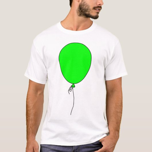 Ballon (Grün) T-Shirt (Vorderseite)