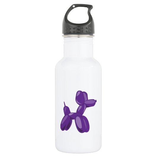 Ballon-Hund Edelstahlflasche (Vorderseite)