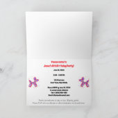 Ballon Hunde Party geklappt Einladung (Innenseite)