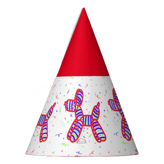 Ballon Hunde Party Paper Party Hats Partyhütchen (Links)