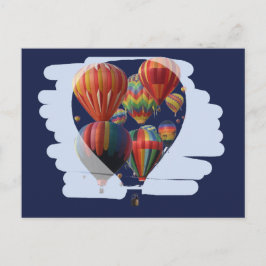 Ballon in einem Ballon Postkarte