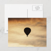 Ballon in Sky Postkarte (Vorne/Hinten)
