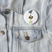 Ballon + Junge, der im Kasten = in $$ Starruhm $$ Button (Beispiel)