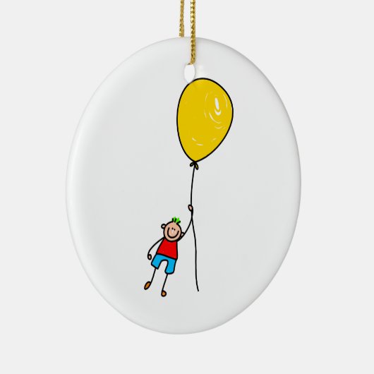 Ballon-Junge Keramikornament (Rechts)