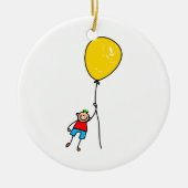 Ballon-Junge Keramikornament (Vorne)