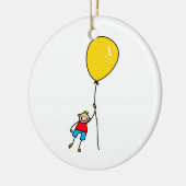 Ballon-Junge Keramikornament (Links)