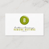 Ballon-Knopf Visitenkarte (Vorderseite)