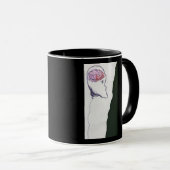 Ballon-Kopf, schwimmend, ein Zeichnen Tasse (VorderseiteRechts)