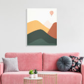 Ballon Landscaped View Leinwanddruck (Insitu (Wohnzimmer))