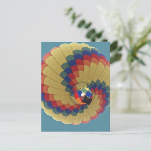 Ballon Launch Postkarte (Stehend Vorderseite)