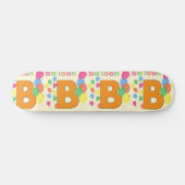 Ballon Letter B Skateboard (Horizontal)